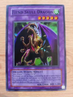 Fiend Skull Dragon - LOD-039 - Near Mint NM - Super Rare - Unlimited - Image 1