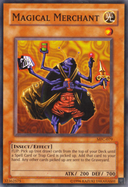 Magical Merchant - MFC-079 - Common - Unlimited Edition - Heavily Played - Image 1