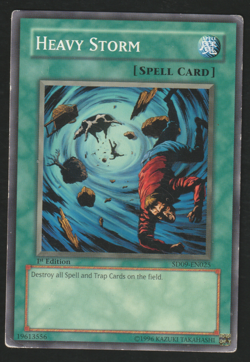 Yu-Gi-Oh! Heavy Storm SD09-EN025 1st Edition Dinosaur's Rage Common HP - Image 1