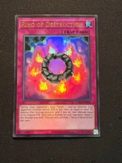 Yu-Gi-Oh! TCG Ring of Destruction LCKC-EN050 Ultra Rare - NM/M - Image 1