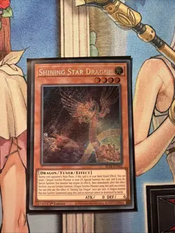 YuGiOh! BLTR-EN002 Shining Star Dragon Secret Rare NM - Image 1