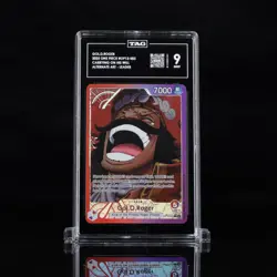 2025 ONE PIECE OP13-CARRYING ON HIS WILL 003 GOL D. ROGER ALTERNATE ART TAG 9 - Image 1
