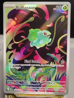 Pokemon TCG Illustration Rare Bulbasaur Mega Evolution Promo Card 133/132 - Image 1