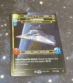 Star Wars Unlimited Regional Championship Lawbringer Playmat And Promo Card SWU - Image 2
