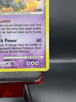 Giratina 9/127 Holo Rare Platinum Pokemon Card 2009 HP - Image 4
