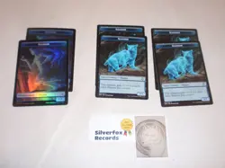 6 Magic The Gathering Commander Official Illusion (1 FOIL) Token Cards COOL - Image 1