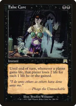 False Cure Onslaught Magic the Gathering MTG Card - Image 1