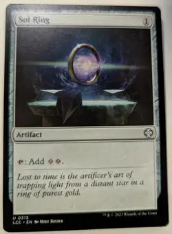 Sol Ring Commander: the Lost Caverns of Ixalan - MTG - Image 1