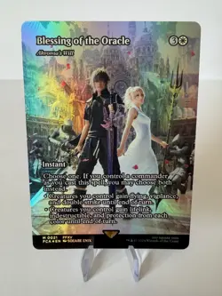 Blessing of the Oracle: Akroma's Will (Foil, Showcase, FCA 31) MTG Final Fantasy - Image 1