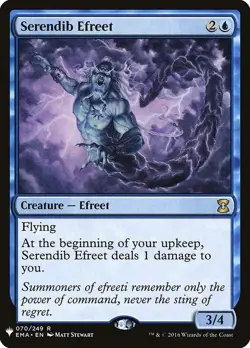 Serendib Efreet The List Reprints 70 MTG NM - Image 1