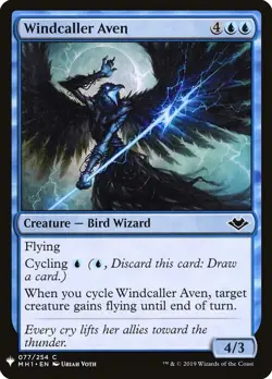 Windcaller Aven The List Reprints 77 MTG NM - Image 1