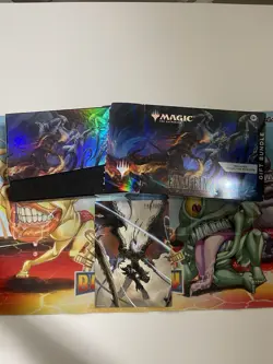 Final Fantasy MTG Gift Bundle Collection Opened No Collector Sealed Packs Promos - Image 2