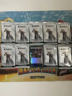 Final Fantasy MTG Gift Bundle Collection Opened No Collector Sealed Packs Promos - Image 3