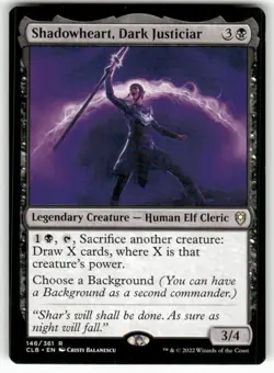 Shadowheart, Dark Justiciar 146 Commander Legends Battle for Baldur Gate MTG NM - Image 1