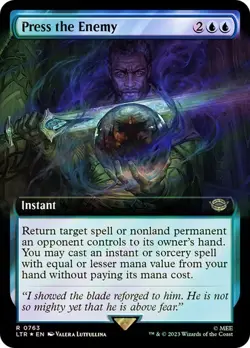 MTG - Press the Enemy - Surge Foil - Lord of the Rings - Magic the Gathering - Image 1