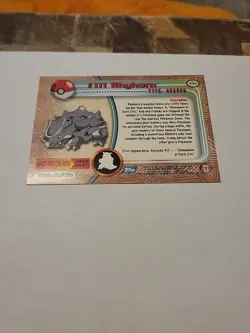 2000 Topps Pokemon RHYHORN #111 TV Animation Edition Blue Label - Image 5