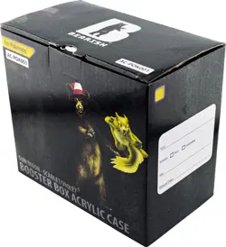 Bearish Acrylic Display Case for Pokemon Booster Box Box - Image 1