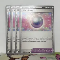 Lillie's Pearl 151/159 - Play Set (x4) - Pokemon TCG: Journey Together NM - Image 1
