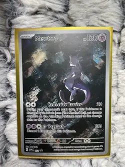 Mewtwo SVP 052 Holo Promo Pokemon TCG Scarlet & Violet Promo Cards 130 HP - Image 1