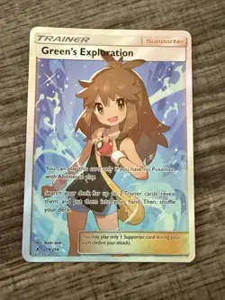 Green's Exploration Pokemon TCG 209/214 2019 Full Art Near Mint - Image 1