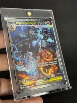 Mega Charizard X EX SIR 125/094 Phantasmal Flames Full Art Pokemon TCG NM - Image 3