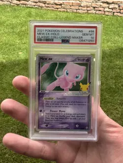 Pokemon TCG Mew ex Holo Celebrations Classic Collection #88/92 PSA 10 2021 - Image 1