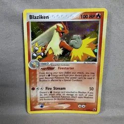 Pokemon Blaziken 3/109 EX Ruby & Sapphire Holo Rare 100HP Fire Stream Excellent - Image 1