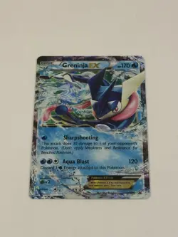 2014 Pokemon XY Black Star Promo Greninja EX #XY20 Ultra Rare Holo LP - Image 1