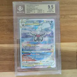 Pokemon Darkrai VSTAR GG50/70 Crown Zenith Ultra Rare Holo Beckett 9.5 - Image 1