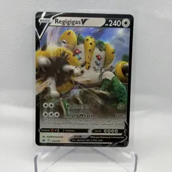 Pokemon TCG Regigigas v 113/159 Crown Zenith Ultra Rare NM Condition - Image 1