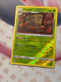 Crustle 11/236 Rare Unified Minds Pokemon Reverse Holo Near Mint - Image 1