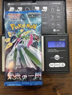 Heavy 8.52g Pokemon Sealed Future Flash Sv4m Japanese Booster pack - Image 1