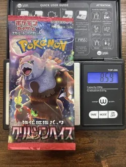 Heavy 8.59g Pokemon Sealed Crimson Haze Sv5a Japanese Booster Pack US Seller - Image 1