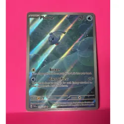 Pokemon TCG Phione Illustration Rare Holo 175/167 SV06 Twilight Masquerade 70 HP - Image 1