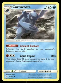 Pokemon TCG Pokemon Carracosta Uncommon Regular - Image 1