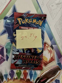 (VERY HEAVY) 22.51g Pokemon TCG Destined Rivals Booster Pack (SEALED)✅ - Image 2