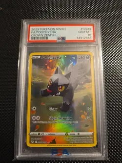 PSA 10 FULL ART Poochyena #GG33 Pokemon 2023 CROWN ZENITH - Image 1