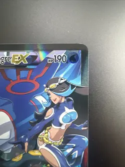 2015 POKEMON XY DOUBLE CRISIS #6 FULL ART/TEAM AQUA'S KYOGRE EX NM A - Image 3