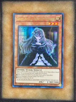 Yugioh Ghost Belle & Haunted Mansion RA01-EN011 Ultra Rare 1st Ed NM - Image 1