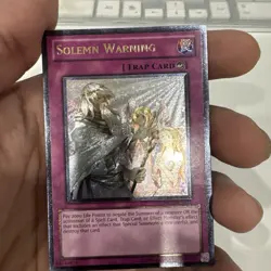 Yugioh Solemn Warning DREV-EN077 Ultimate Rare Unlimited NM - Image 5
