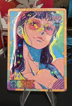 Nico Robin Foil Custom Art Holo One Piece Non-TCG Collectible Card - Image 1