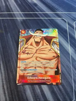 • Edward.Newgate • OP02-004 Alt Art Holo Paramount War One Piece TCG NM - Image 2