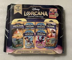 New Disney Lorcana Costco Inklands Bundle Box Pirate Mickey Mouse Foil Promo NEW - Image 1