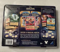 New Disney Lorcana Costco Inklands Bundle Box Pirate Mickey Mouse Foil Promo NEW - Image 2
