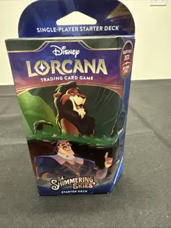 Disney Lorcana TCG: Shimmering Skies Sealed Starter Deck - Emerald & Steel - Image 1