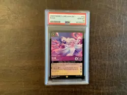 2023 Disney Lorcana Chapter 1 Elsa Spirit of Winter Legendary PSA 10 Non Foil - Image 1