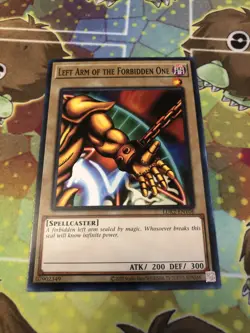 YUGIOH - Left Arm Of The Forbidden One Common LDK2-ENY06 - Common -Unlimited Ed. - Image 1
