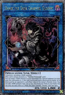 Dharc The Dark Charmer, Gloomy - Quarter Century Secret 1st RA03-EN048 NM YuGiOh - Image 1