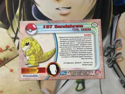 1999 TOPPS POKEMON SANDSHREW. CARD NM - Image 4
