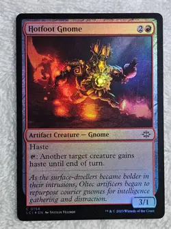 MTG Hotfoot Gnome FOIL - The Lost Caverns of Ixalan #154 Magic Card NM - Image 1